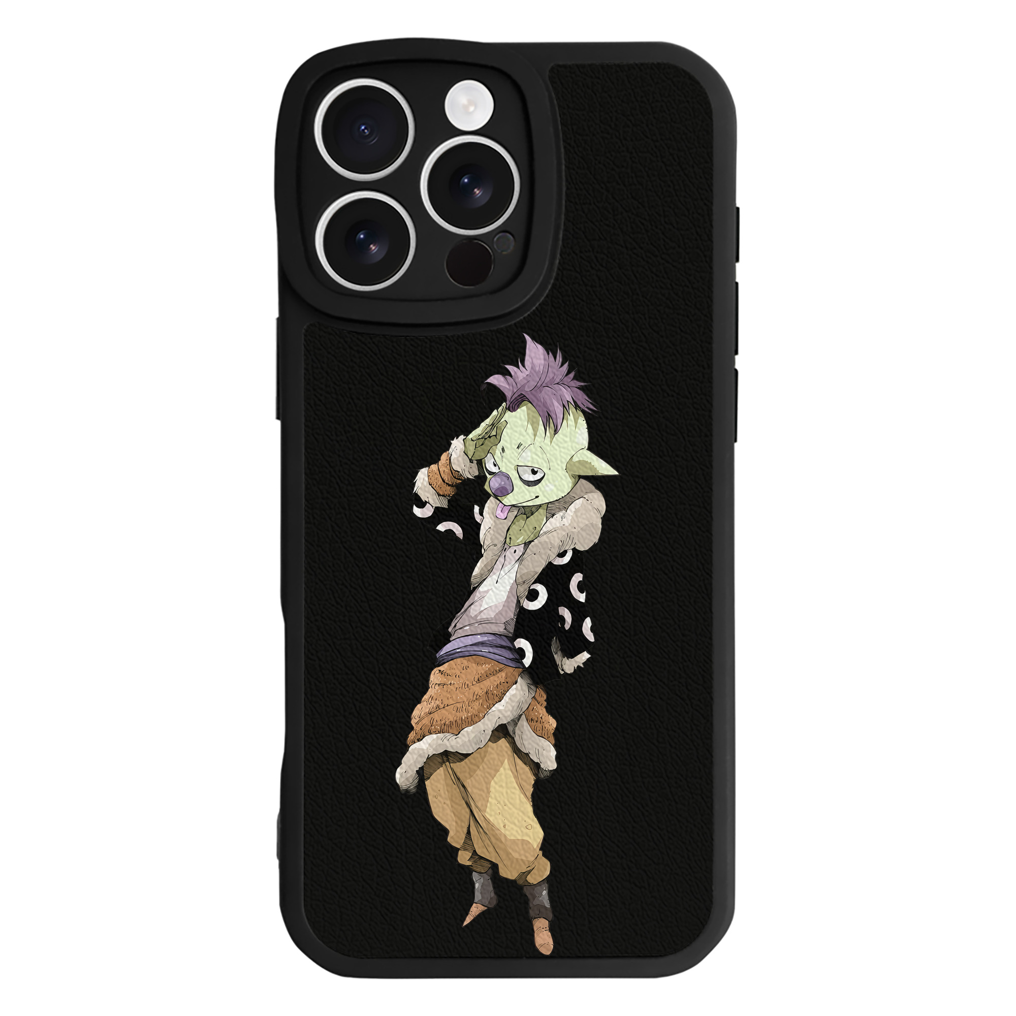 （画像用） 転スラ Regarding Reincarnated to Slime 【iPhone 16シリーズ対応】シリコンスマホケース（レザー調） 材質：シリコン